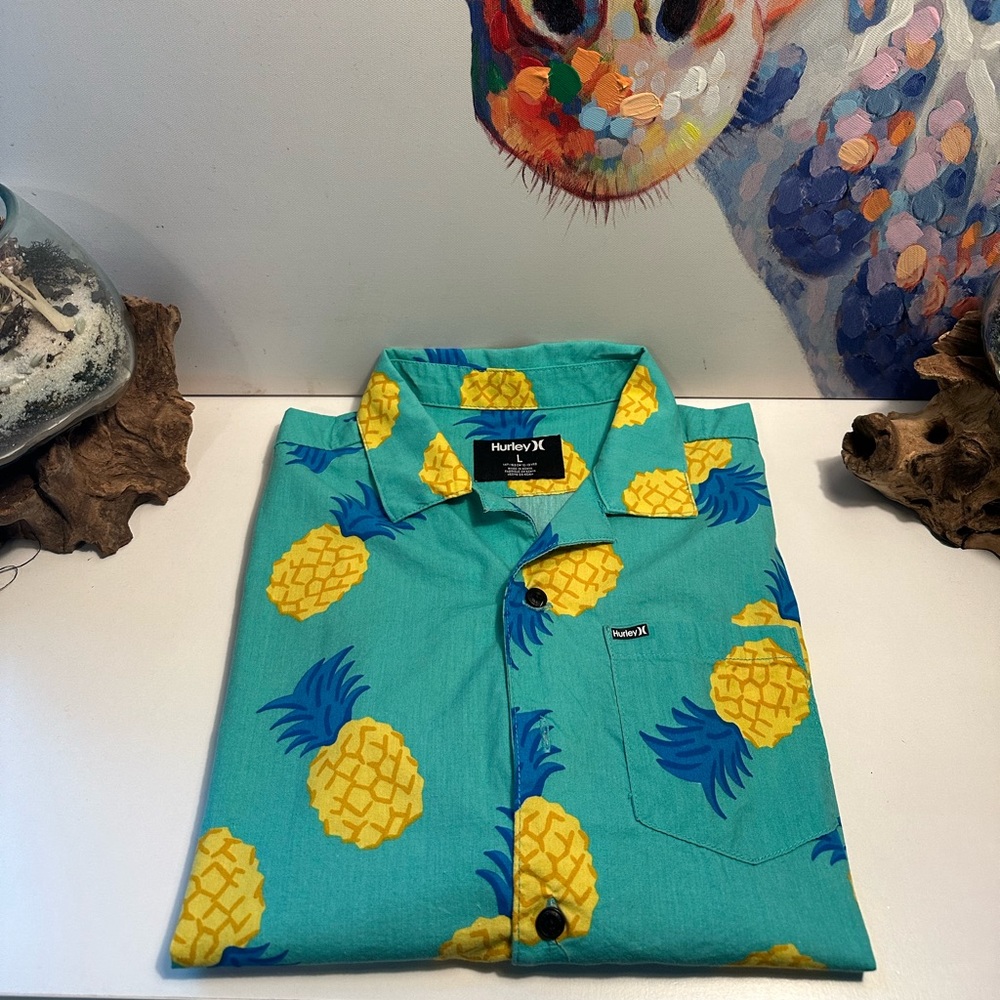 Hurley Pineapple Button Down Shirt